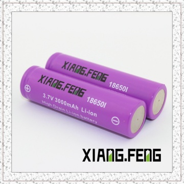 3.7V Xiangfeng 18650 3000mAh Icr Rechargeable Lithium Battery Battery Companies