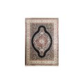 6'x9' Vintage Black Oriental Area Tabriz Rug NY0730