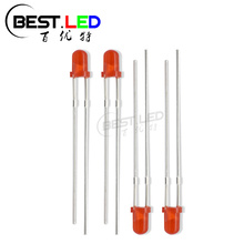 LED Super Bright 3mm passante LED vermelho difuso