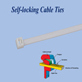 Healthcare nylon cable ties Self locking ties