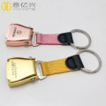 custom mini airplane safety buckle seatbelt keychain