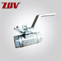 3-PIECE FORGED STEEL THREDED HIGH PRESSURE BALL VALVES