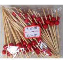 2016 China De alta calidad de bambú rojo Brocheta