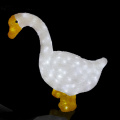 Outdoor garden decor led lighted goose