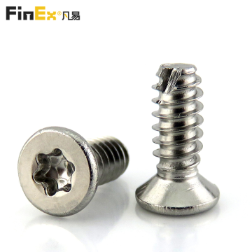 Stainless Steel Torx Flat Head Self Tapping PT Screws for Plastic