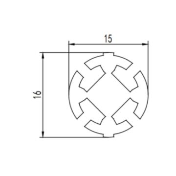 Die de extrusión de perfil de aluminio industrial general