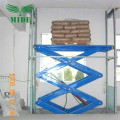 hydraulic cargo lift stationary scissor lift platform