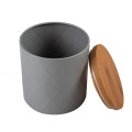 Wooden Black Tea Canister Set