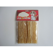 Dog Food Natural Rawhide Twist Stick (5 &quot;/ 6-8mm)