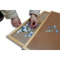 EASTOMMY Système de rangement pour puzzle avec plateau en bois