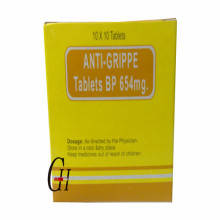 Comprimidos anti-Grippe 654 mg