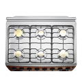 Commercial Stainless Steel 6 Burner Gas Range