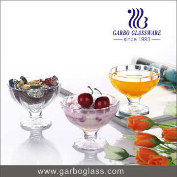 Casual Glass Saft Eiscreme Kuchen Schokolade Footed Cup