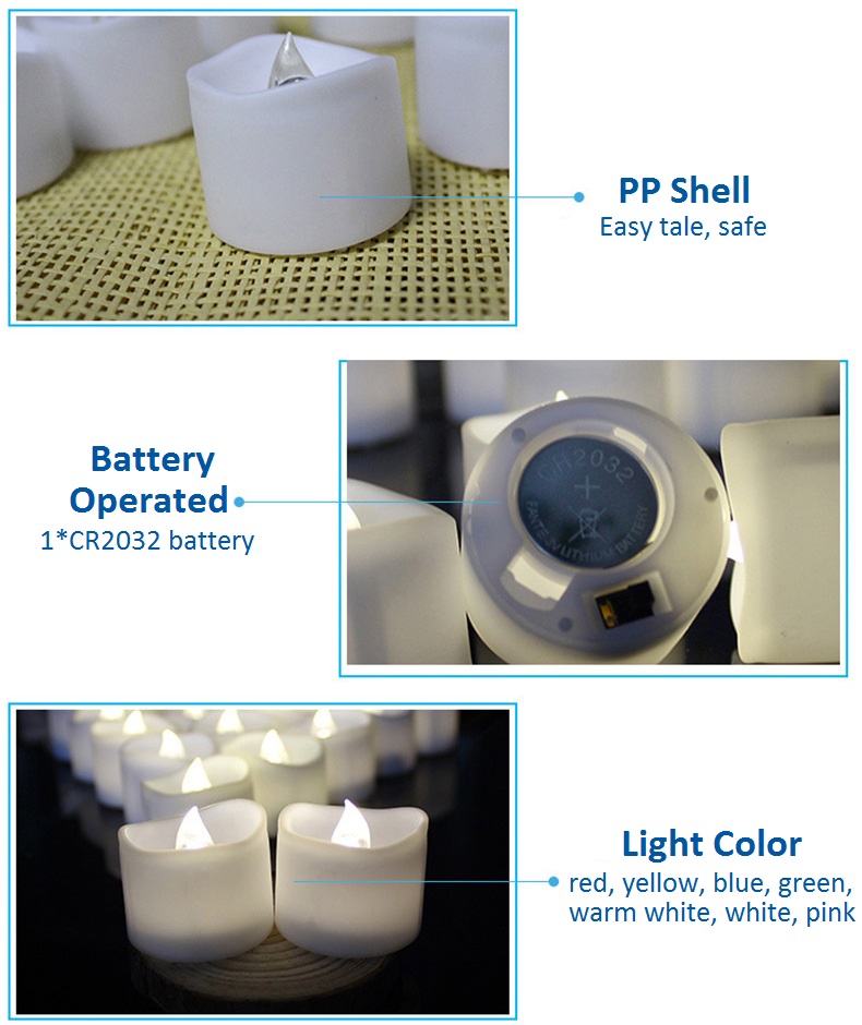 LED tea lights candles