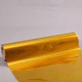 Golden coated metallized PET film