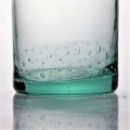 Green Bubbles Recycled Sublimation Crystal Whiskey Glass
