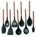 9 Pieces Stainless Steel Silicone Kitchen Utensils Set