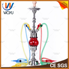 Cigarrillo Electrónico Shisha Nargile Acero Inoxidable para Loung Bar Red Hookah