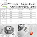 Emergency led down light with battery pack