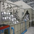 Automatic dry powder spraying machine