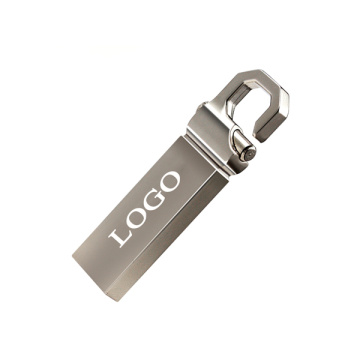 Metal Hook Mini Stainless Steel waterproof keychain usb