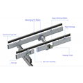 Aluminum alloy track suspension system for Lifting