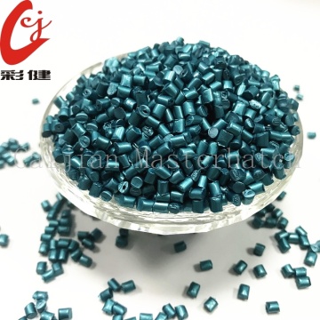 Blue Pearlescent Masterbatch Granules