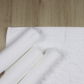 Five-star hotel standard white thickened jacquard bath mat