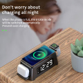 Alarm Clock with 3 in 1 wireless charger