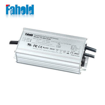 0-10V regulable a prueba de agua LED Lighting Driver 80W