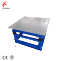 Bulk material handling concrete moulds vibrating table