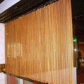 Decorative metal architectural chain curtain