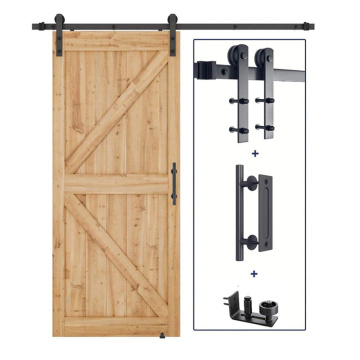 Heavy Duty Pull and Flush Door Handle Set