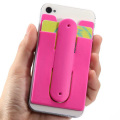 Touch U Shape Silicone Phone Stand Holder with Card Slot