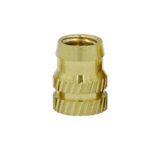 M6 hot compressed knurled brass insert nut