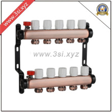 Separador de água de cobre qualidade para piso radiante sistema (YZF-M865)