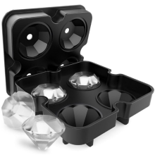 Wholesale Silicone Ice Cube Trays Diamond Ice Molds