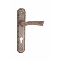 Antique finish entry door lock for European market