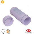 White Paper Tube Box With CMYK Printing