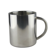 300ML pared doble taza café acero inoxidable