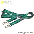 Transferência de calor impressão chaveiro verde colar lanyard