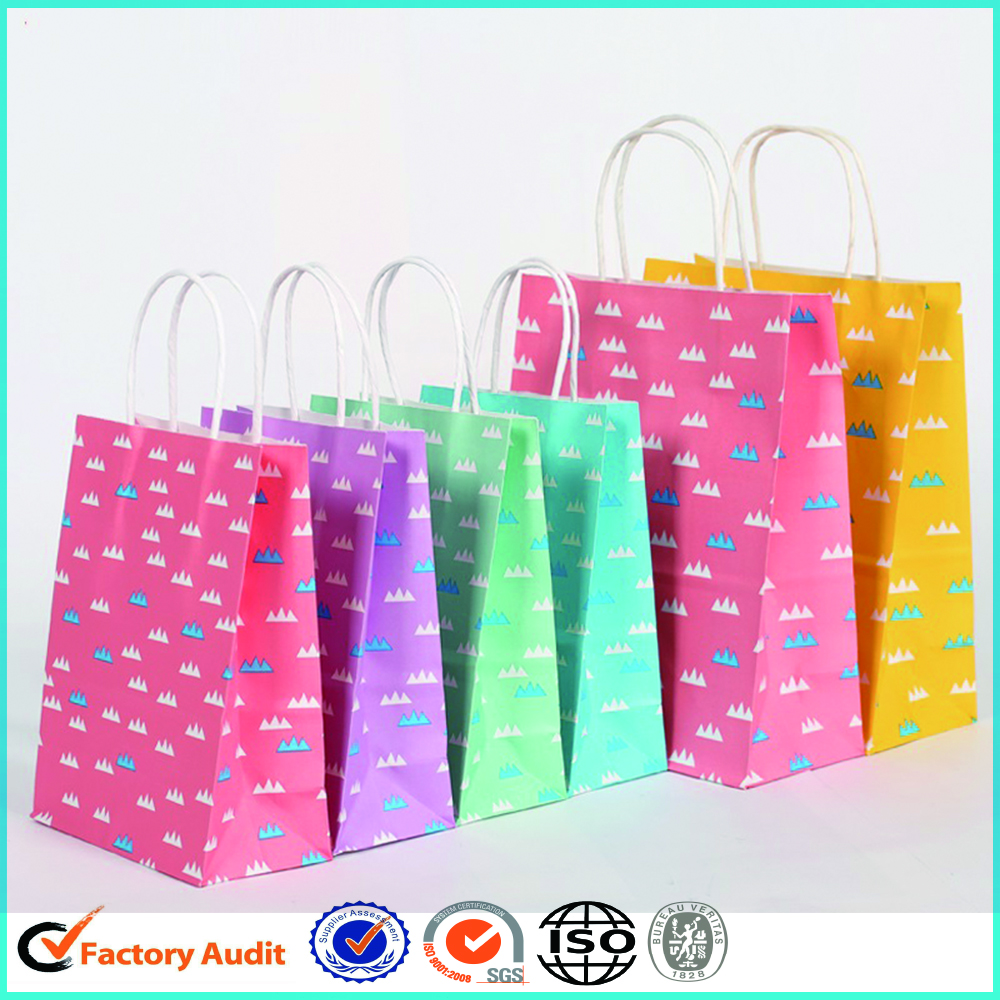 Custom Paper Bag With Logo Print For Gifts