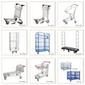 Hot sale handbrake aluminum alloy airport luggage trolley