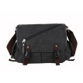 Men's Vintage Grey Messenger Satchel School Shoulder Bags