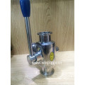 304/316L Sanitary Stainless Steel Three Way Clamped Ball Valve