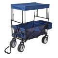 Série de chariots de jardin Wagon pliable pliable avec auvent