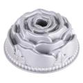 bakeware die-cast aluminum mini rose cake pan