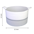 Bathroom Basket For Home Storage Cotton Braid Cheap Wholesale