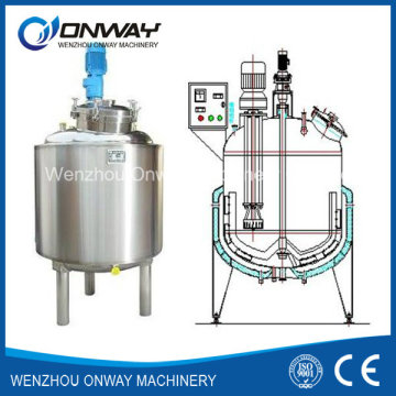 Pl Stainless Steel Jacket Emulsificación Mezcla Tanque Mezclador de aceite Mezclador Mezclador de calefacción eléctrica Tanque