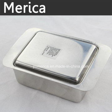 Stainless Steel Butter Tray with Cover